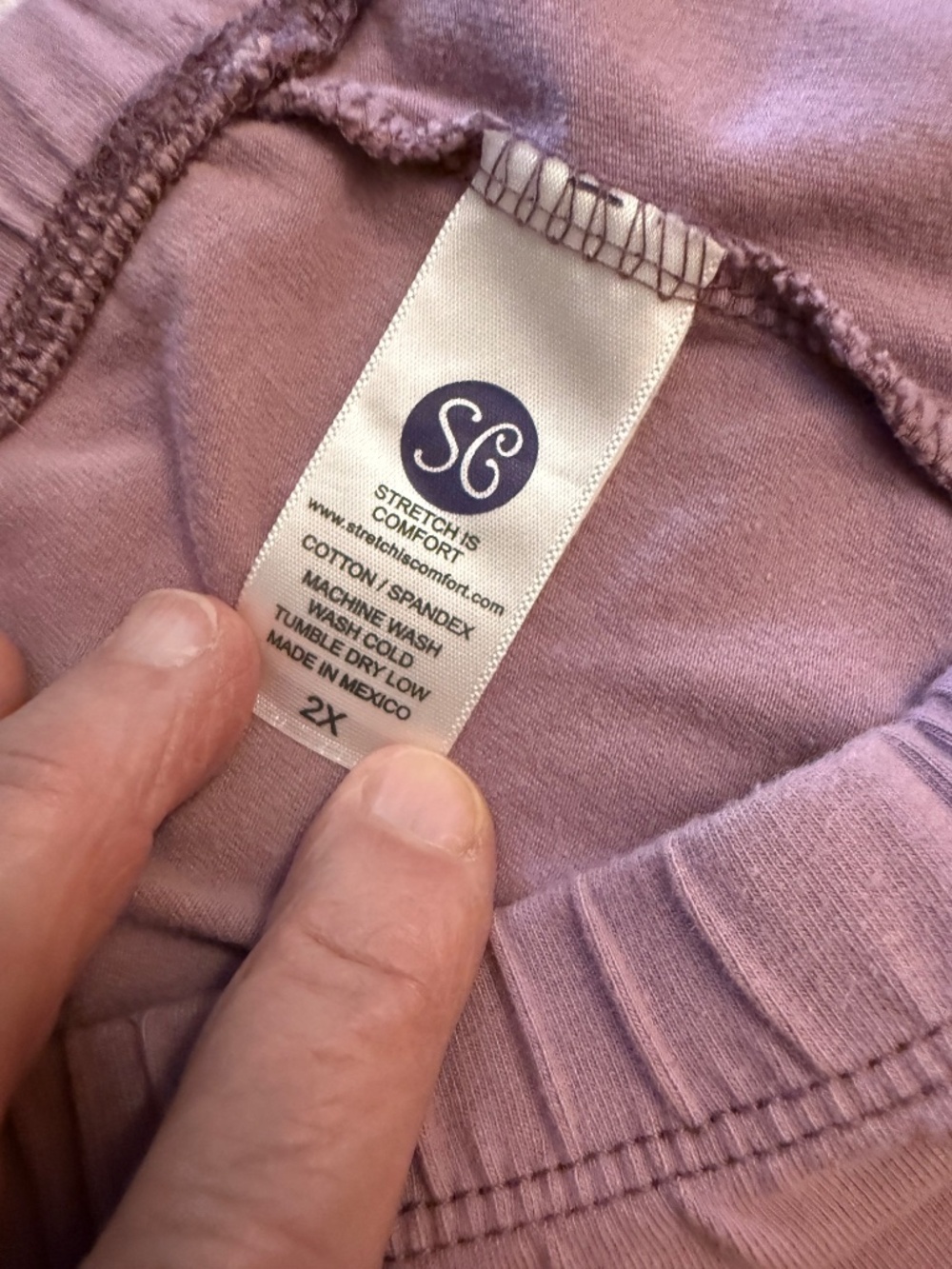 Stretch Is Comfort Bike Shorts Bundle Purple XL & Lavender 2XL - Picture 3 of 3